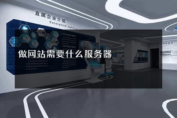 做网站需要什么服务器