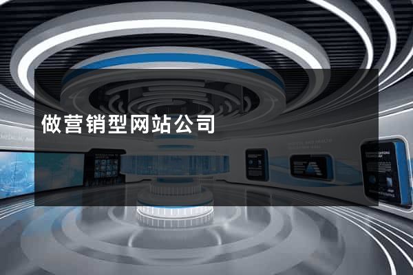 做营销型网站公司