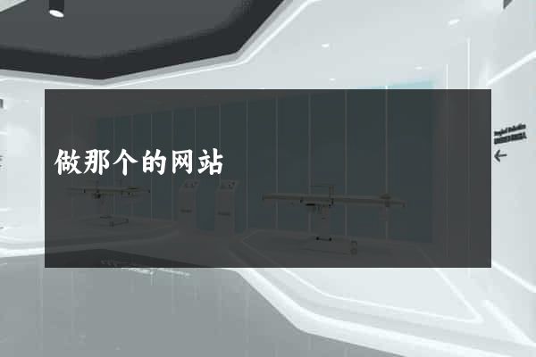 做那个的网站