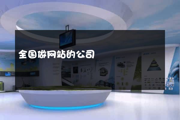 全国做网站的公司