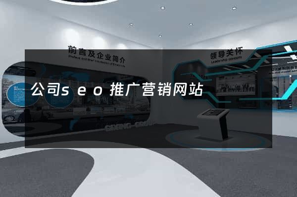 公司seo推广营销网站