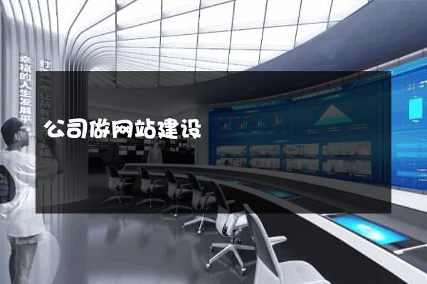公司做网站建设