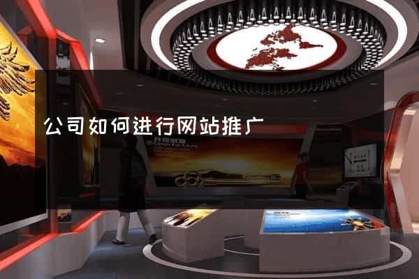 公司如何进行网站推广