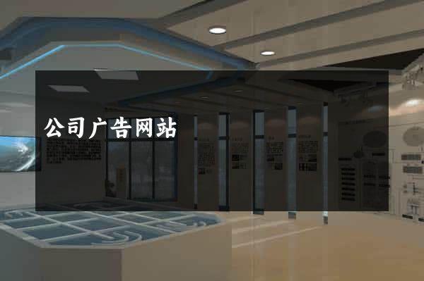 公司广告网站