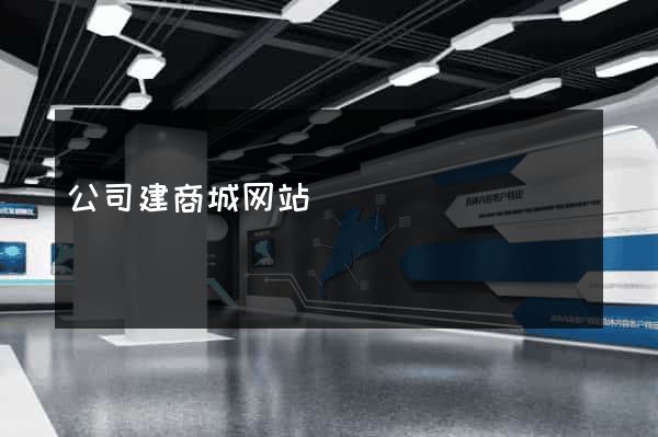 公司建商城网站