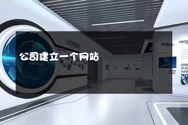 公司建立一个网站