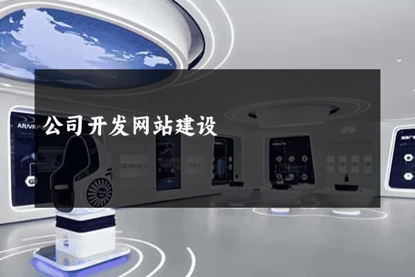 公司开发网站建设