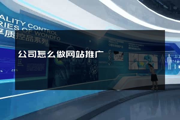 公司怎么做网站推广