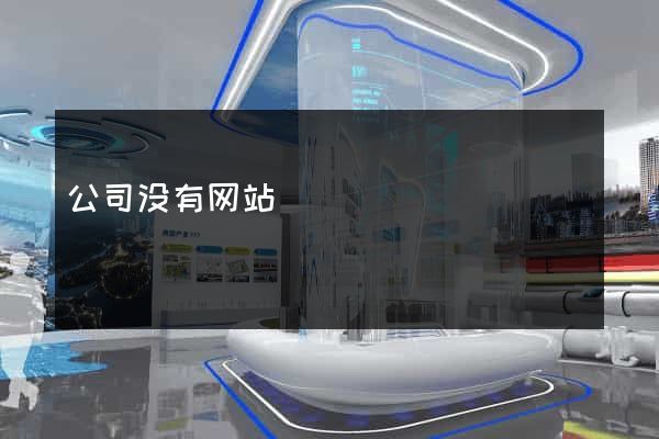 公司没有网站