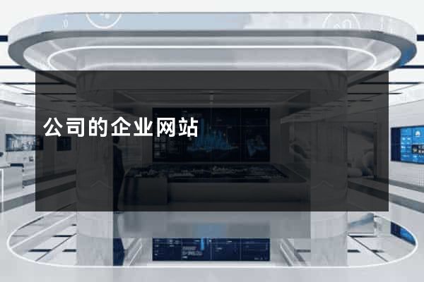 公司的企业网站