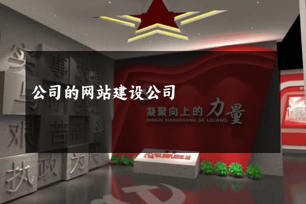 公司的网站建设公司