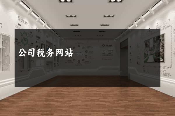 公司税务网站