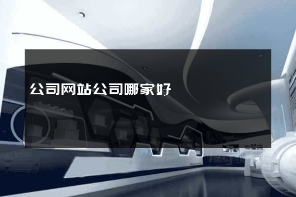 公司网站公司哪家好