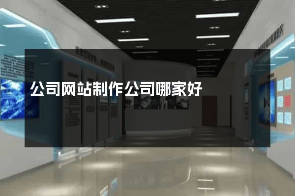 公司网站制作公司哪家好