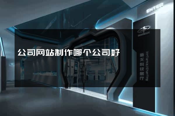 公司网站制作哪个公司好