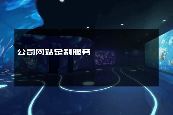 公司网站定制服务