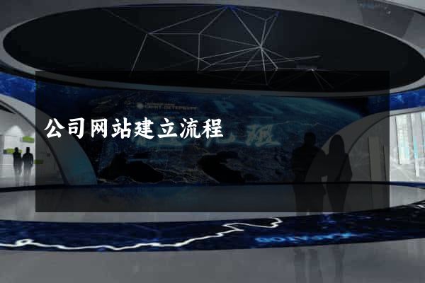 公司网站建立流程