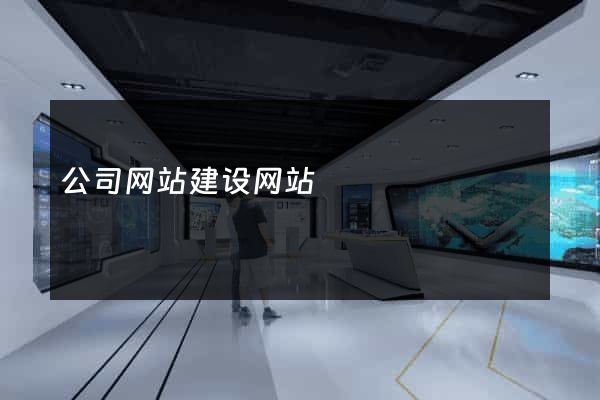 公司网站建设网站