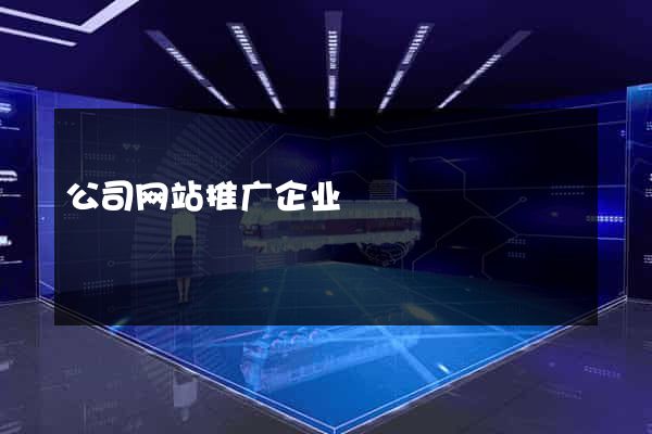 公司网站推广企业