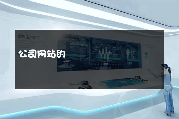 公司网站的
