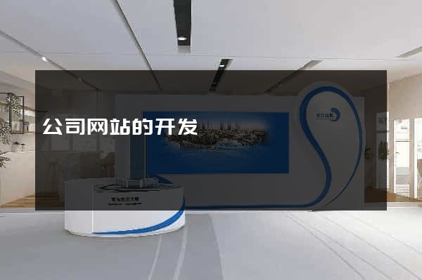 公司网站的开发