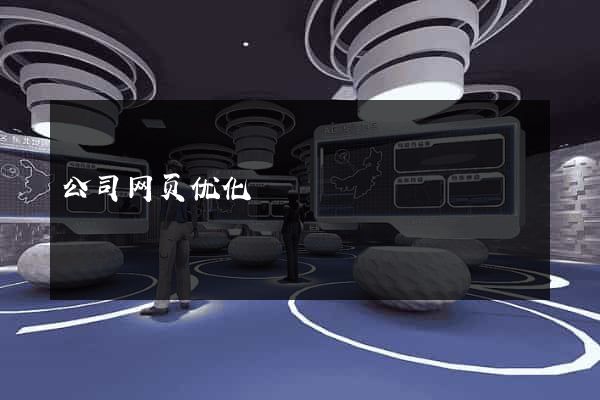 公司网页优化