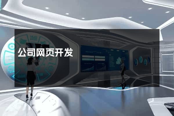公司网页开发