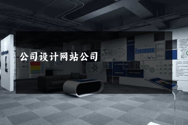 公司设计网站公司