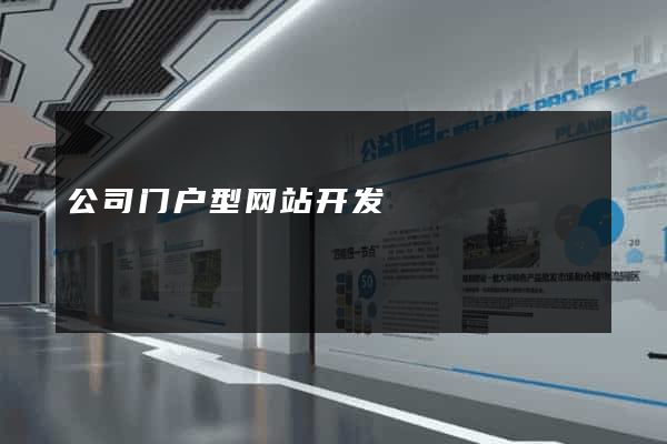 公司门户型网站开发