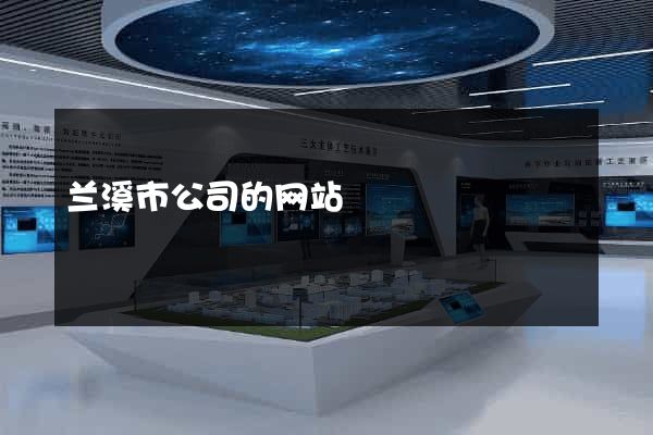兰溪市公司的网站