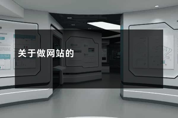 关于做网站的