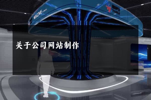 关于公司网站制作