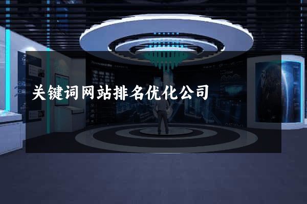 关键词网站排名优化公司