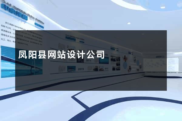 凤阳县网站设计公司