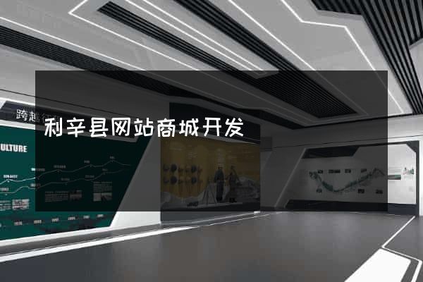 利辛县网站商城开发
