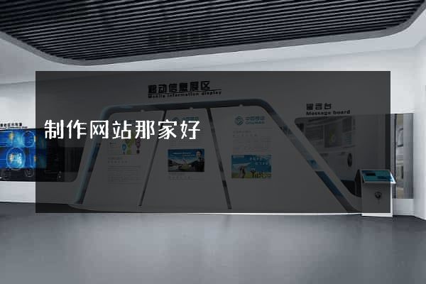制作网站那家好