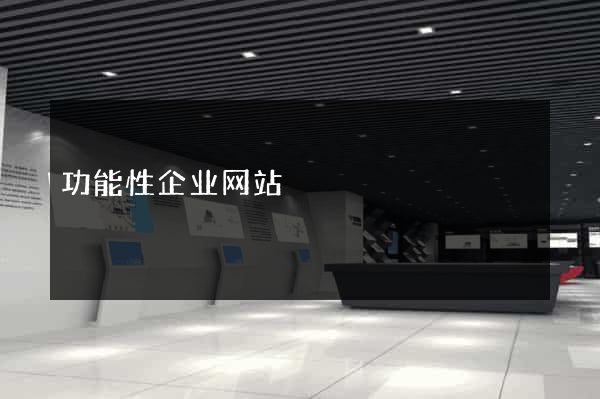功能性企业网站