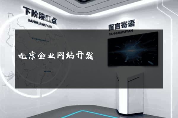 北京企业网站开发