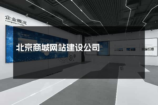 北京商城网站建设公司