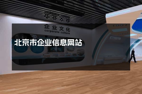 北京市企业信息网站