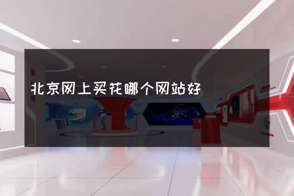 北京网上买花哪个网站好