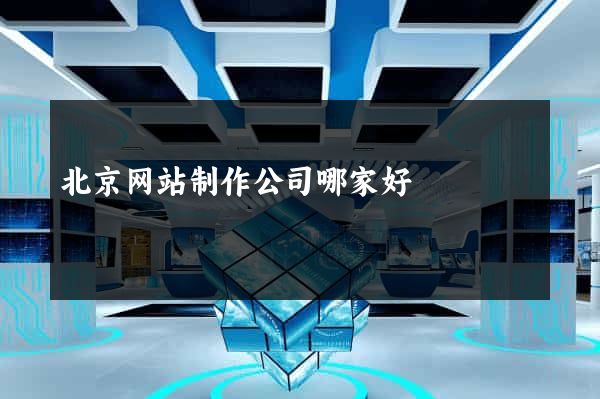 北京网站制作公司哪家好