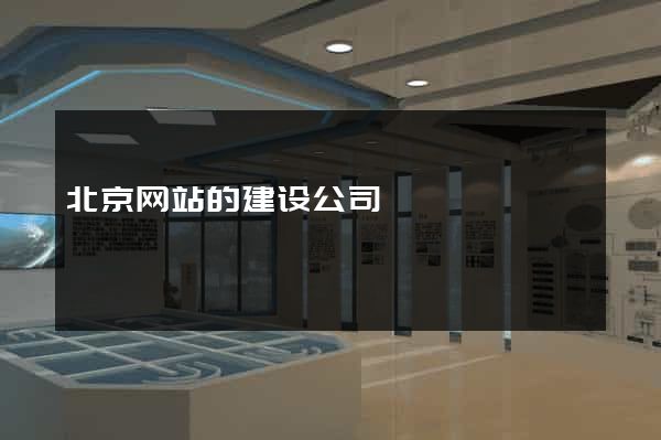 北京网站的建设公司