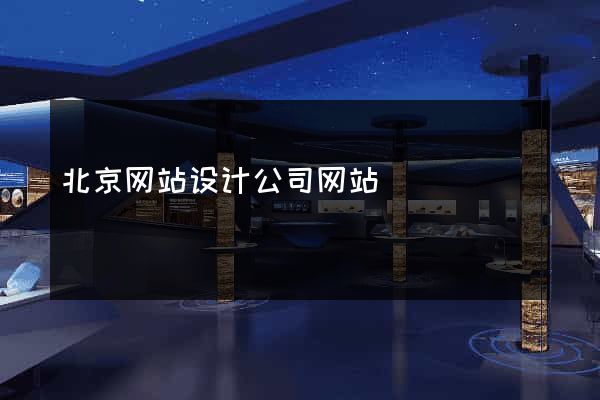 北京网站设计公司网站