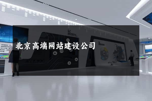 北京高端网站建设公司