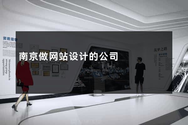 南京做网站设计的公司