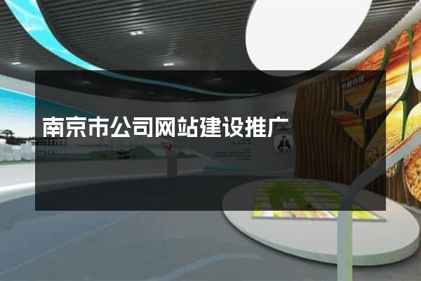 南京市公司网站建设推广