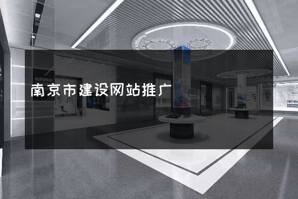 南京市建设网站推广