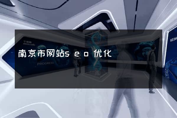 南京市网站seo优化