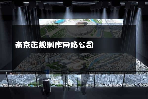 南京正规制作网站公司